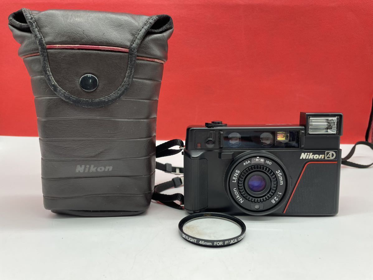 ＊ Nikon L35 AD コンパクトフィルムカメラ ピカイチ レンズ 35mm 1:2.8 動作確認済み ニコン_画像1