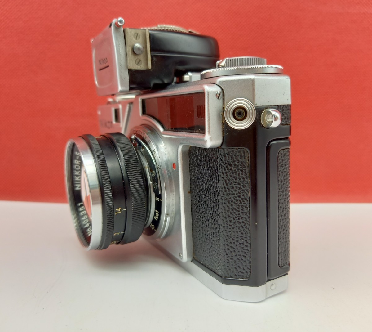 ■ Nikon S2 フィルムカメラ レンジファインダー ボディ NIKKOR-S F1.4 5cm レンズ 動作確認済 シャッターOK 付属品 ニコン_画像2