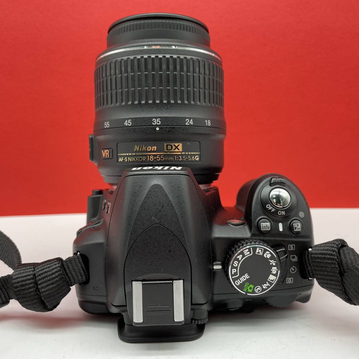 □ Nikon D3100 デジタル一眼レフカメラ AF-S NIKKOR 18-55mm F3.5-5.6G DX VR レンズ EN-EL14 バッテリー 充電器 動作確認済 ニコン_画像5