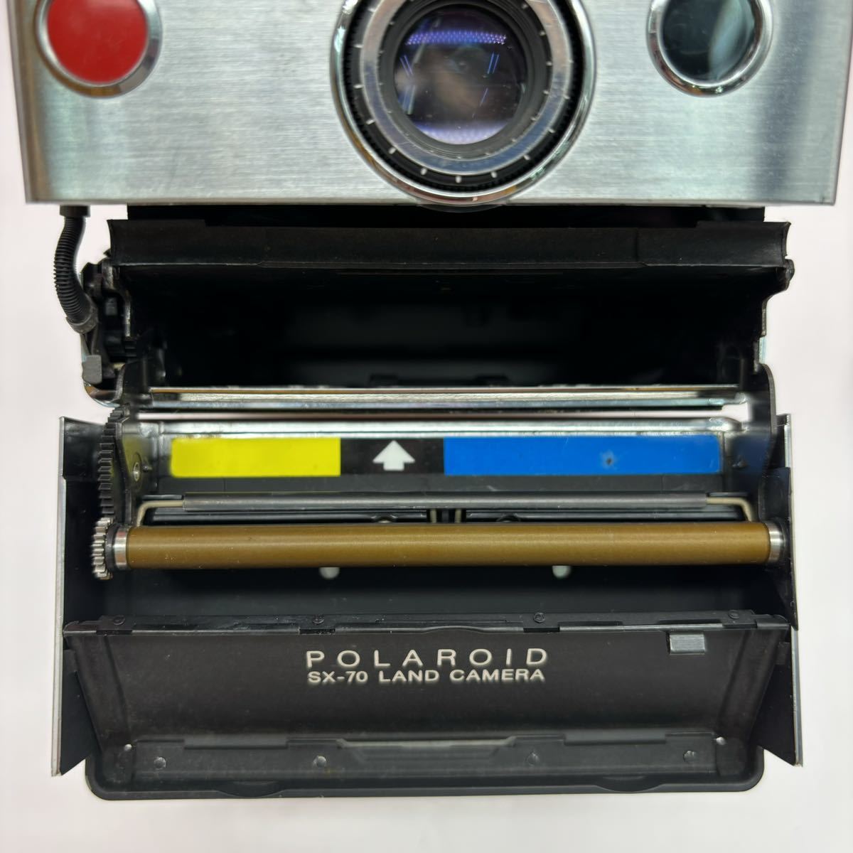 ◆ Polaroid SX-70 LAND CAMERA SONAR AutoFocus インスタントカメラ 動作未確認 ポラロイド _画像6