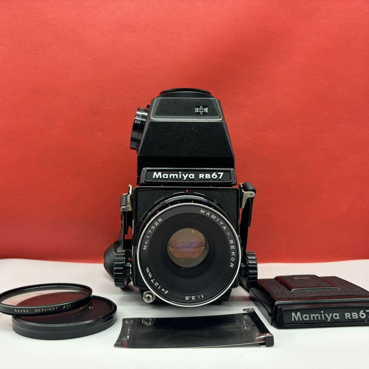 ◆ MAMIYA RB67 professional 中判フィルムカメラ ボディ MAMIYA-SEKOR F3.8 127mm レンズ シャッター、露出計OK マミヤ_画像1