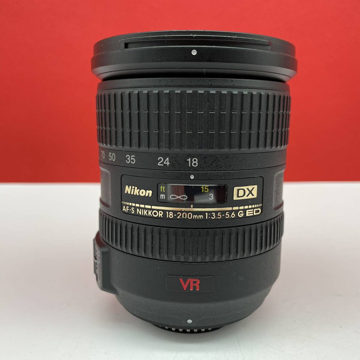 □ Nikon DX AF-S NIKKOR 18-200mm F3.5-5.6 G ED VR カメラレンズ AF動作確認済 現状品 ニコン_画像2