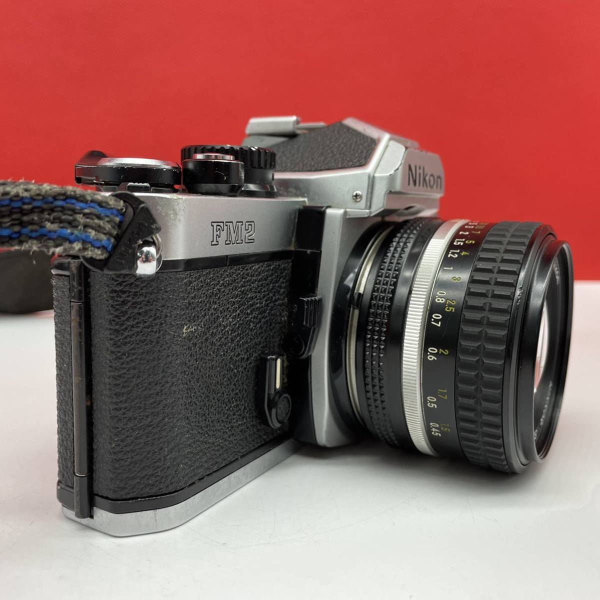 □ Nikon FM2N フィルムカメラ 一眼レフカメラ ボディ NIKKOR 50mm F1.4 Ai-s レンズ 動作確認済 シャッター、露出計OK ニコン_画像2