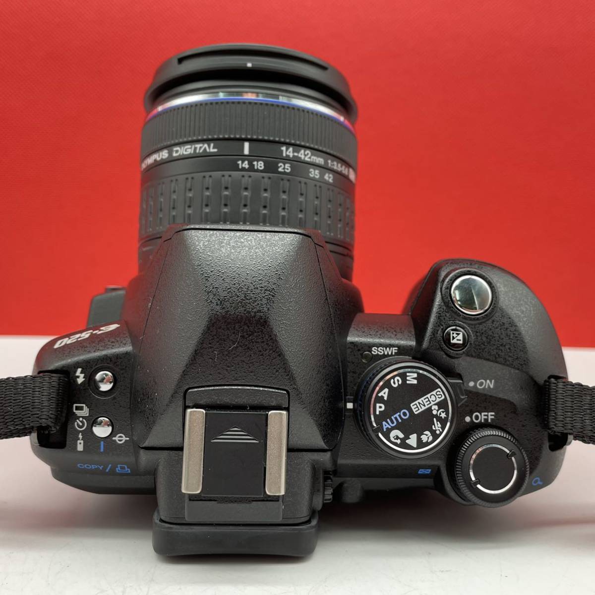 □ OLYMPUS E-520 デジタル一眼レフカメラ ボディ ZUIKO DIGITAL 14-42mm F3.5-5.6 / 40-150mm F4-5.6 レンズキット 動作確認済 オリンパス_画像5