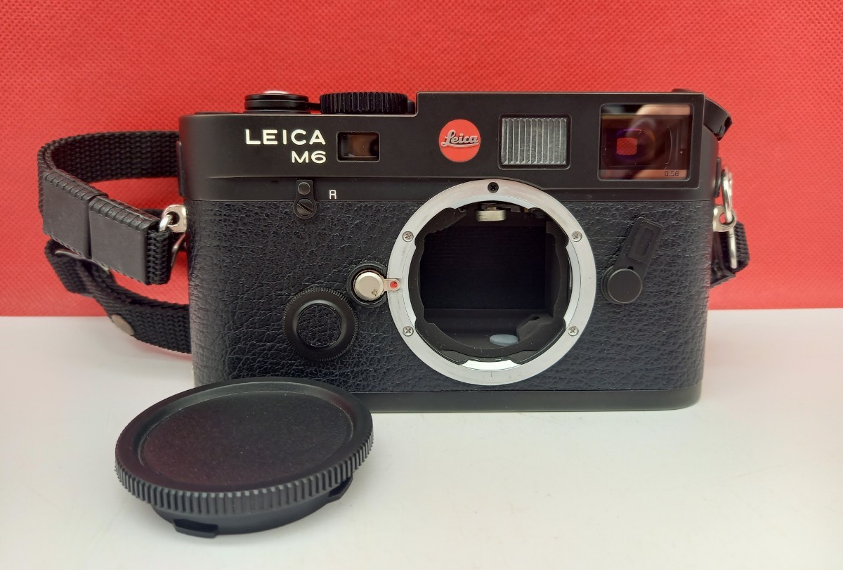 ■ Leica M6 ボディ ブラック フィルムカメラ 動作確認済 シャッター、露出計OK レンジファインダー ライカ_画像1