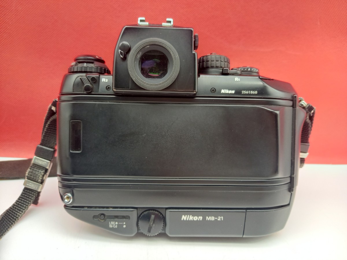 ■ Nikon F4 フィルムカメラ 一眼レフカメラ ボディ NIKKOR AF 24-120/3.5-5.6D レンズ 動作確認済 シャッター、露出計OK 付属品 ニコン_画像3