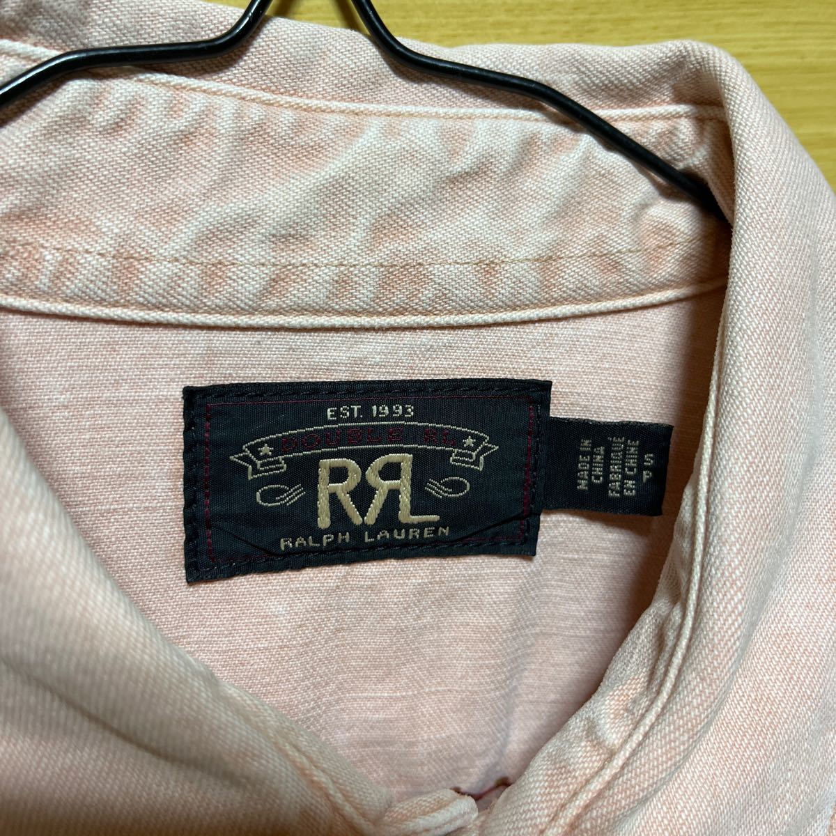 RRL ウエスタンシャツ バッファローシャツ ピンク 刺繍 激レアSサイズ 新品試着のみ ダブルアールエル ラルフローレン_画像2