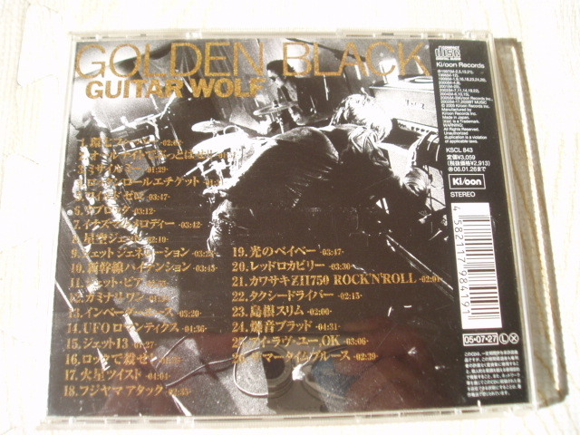 GUITAR WOLF ギターウルフ/GOLDEN BLACK ゴールデンブラック 全26曲 _画像3