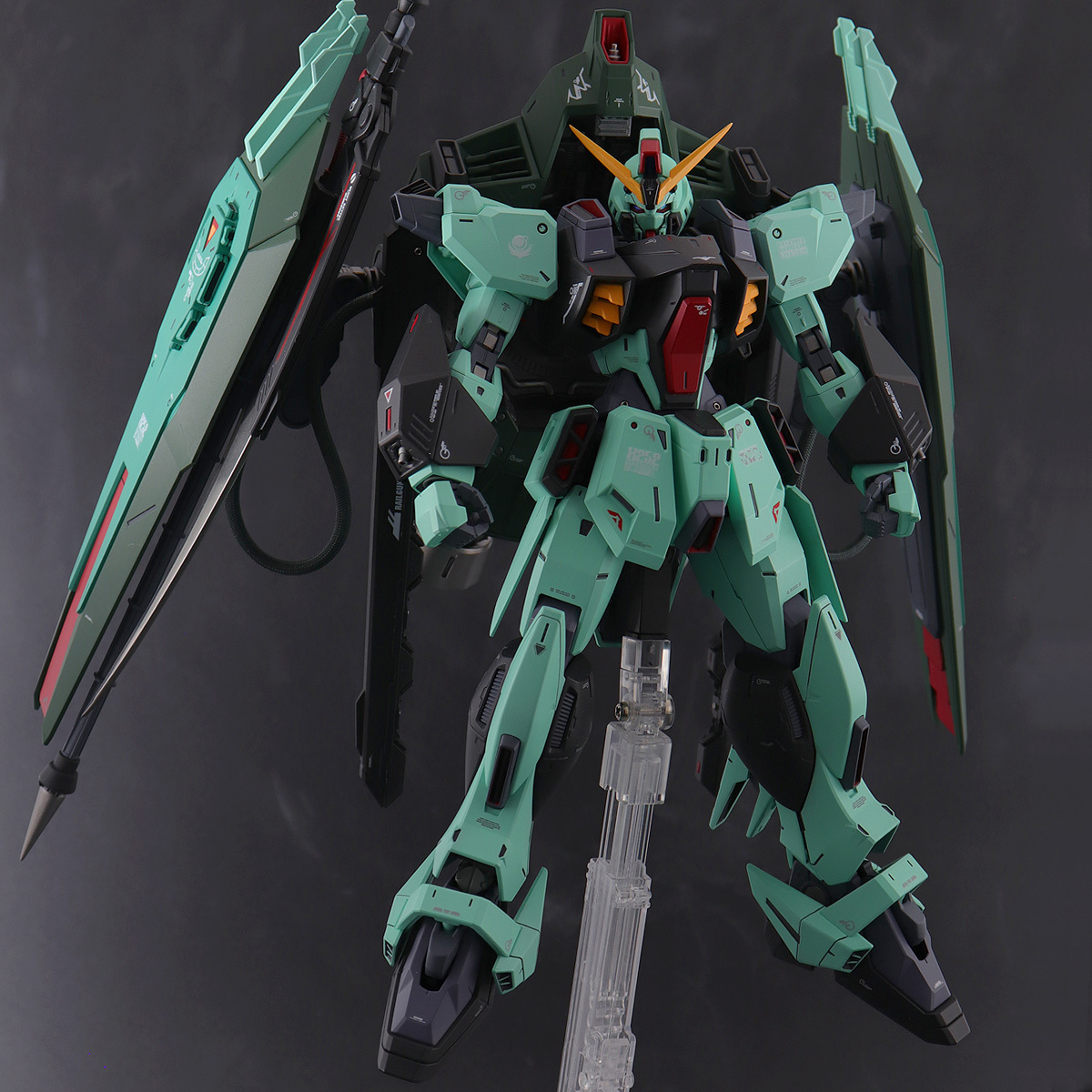 MG 1/100 FULL MECHANICS フォビドゥンガンダム 塗装済完成品 機動戦士ガンダム SEED シャニ・アンドラス_画像8