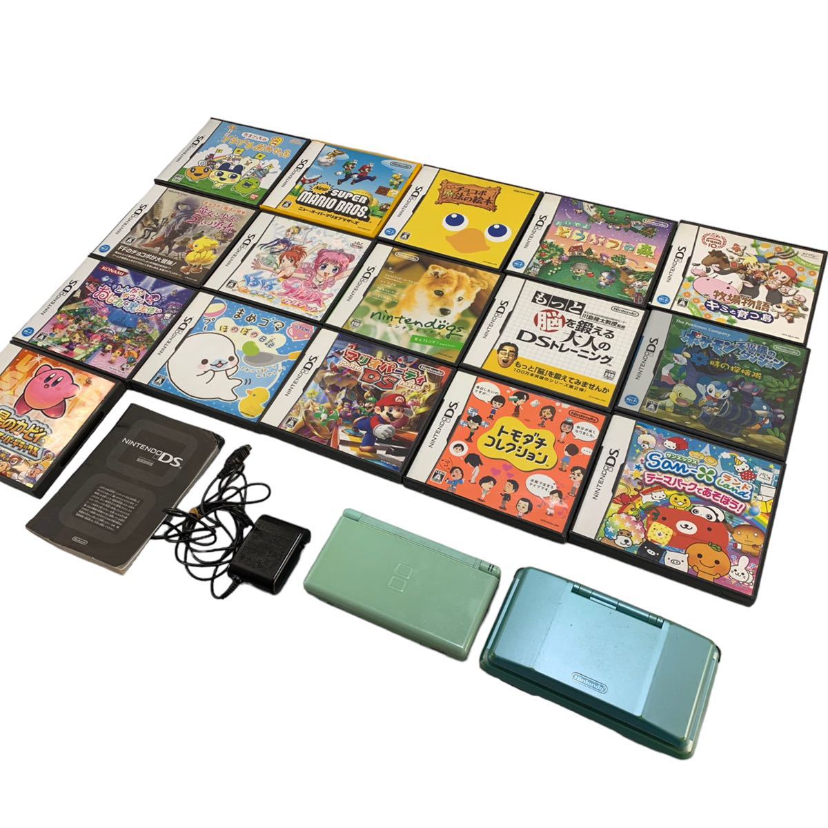 ★美品 まとめ売り Nintendo 任天堂 DS DSlite ソフト 16本 どうぶつの森 ポケモン不思議のダンジョン マリオブラザーズ 他 中古 管理J429_画像1