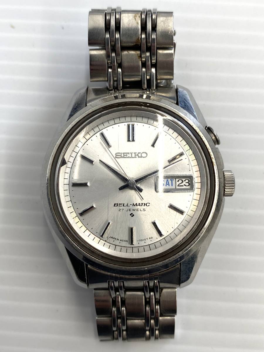 小#6176A【SEIKO】セイコー　BELL-MATIC ベルマチック　4006-7012　稼働　現状品_画像1