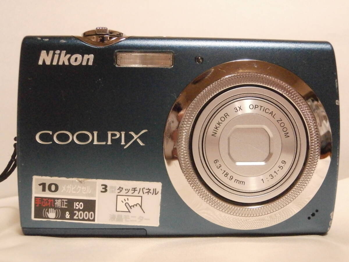 デジカメ Nikon COOLPIX S230 ダークブルー (10.0メガ) 3584 BT_画像2