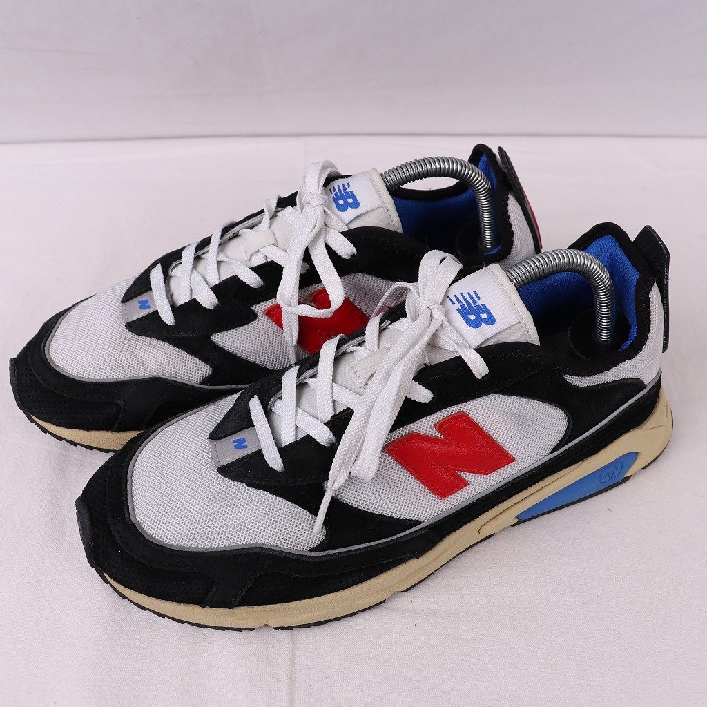 X-RACER ニューバランス 26.5cm/new balance 黒 ブラック 灰 グレー 赤 レッド 青 ブルー 中古 古着 スニーカー yy2803の画像1