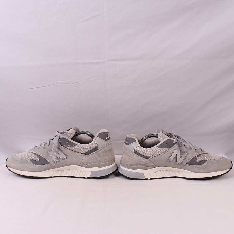 840 ニューバランス 28.0cm/new balance グレー 灰色 白 中古 古着 スニーカー メンズ yy8842_画像5