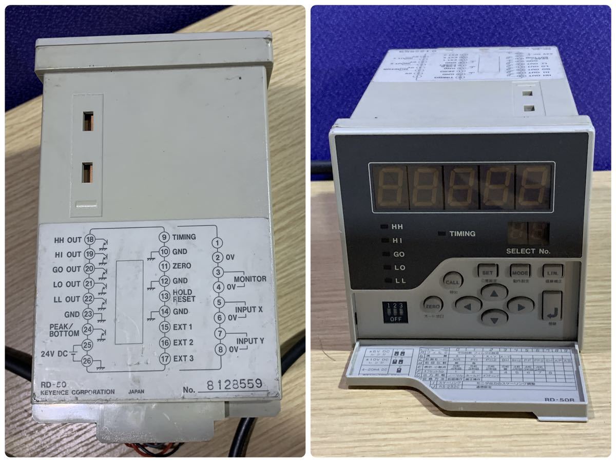 KEYENCE RD-50R LK-2100 おまけEBR24SA 通電OK 計3点 まとめて USED品の画像3