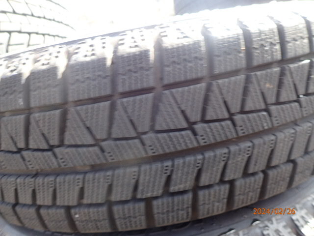 バリ溝 TOPRUN 14x4.5J +45 ブリヂストン アイスパートナー2 155/65R14 2020年製 4本 ワゴンR スペーシア ムーヴ タント ミラ N-BOX デイズの画像9