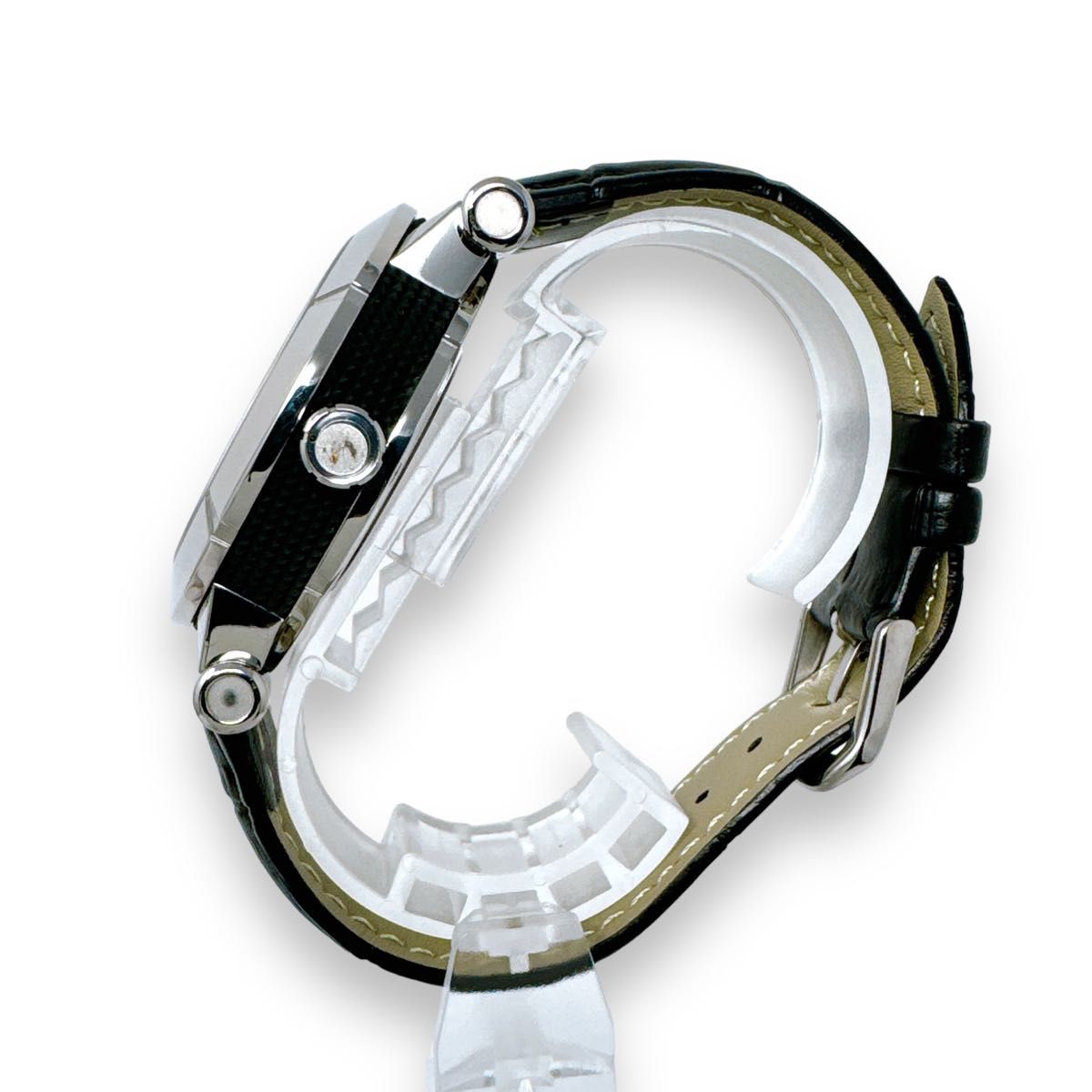 ティファニー アトラス ジェント Z1000 革ベルト 自動巻き メンズ 時計 デイト TIFFANY&Co. 稼働