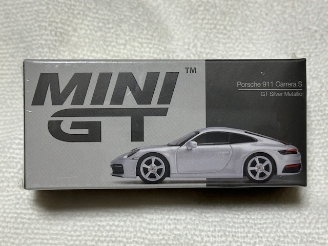 1/64 MINI-GT MGT00210-L ポルシェ 911 992 カレラ S GTシルバーメタリック 左ハンドル Porsche Carrera S GT Silver Metallic ミニGT TSM_画像3