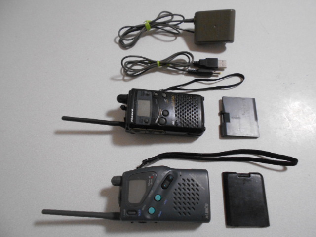 DJ―P80、XJー18　省電力無線機、3台セット、ＵＳＢ電源コード/ACアダプター付_画像6