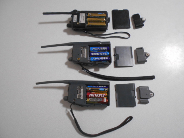 DJ―P80、XJー18　省電力無線機、3台セット、ＵＳＢ電源コード/ACアダプター付_画像5