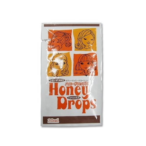 ハニードロップス honeyDrops 20ml×40枚 ボディローション パウチローション 使い切り 日本製 使い捨て 潤滑ゼリー 使い捨てパック_画像5