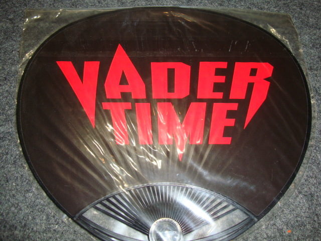 VADER TIME うちわ★ビッグバン・ベイダー/ベイダータイム/皇帝戦士/新日本プロレスリング/全日本プロレスリング/WCW/WWE/WWF/最強外国人_表