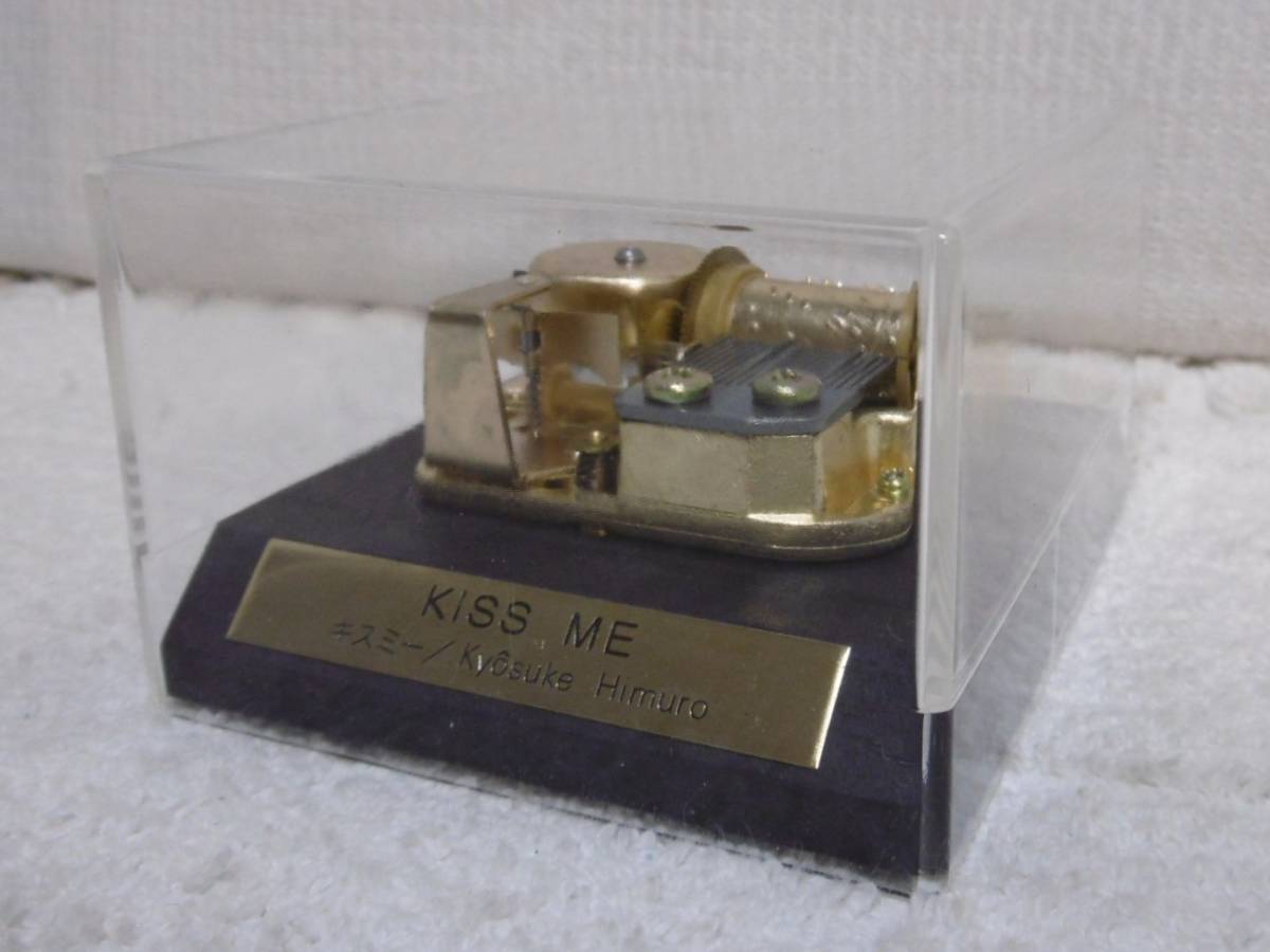 ☆SANKYO/サンキョー オルゴール 氷室京介/キスミー KISS ME/Kyosuke Himuro 動作確認☆中古品_画像1