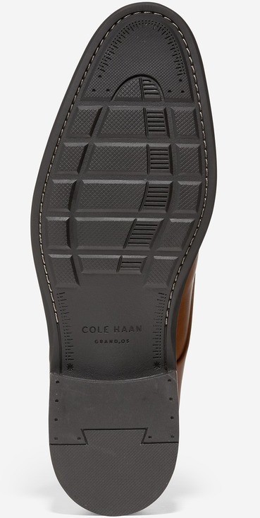 Cole Haan 25.5cm キャップ オックスフォード タン ブラウン ストレート ドレス ビジネス レザー 革 スーツ スニーカー ブーツ XXX228_画像9