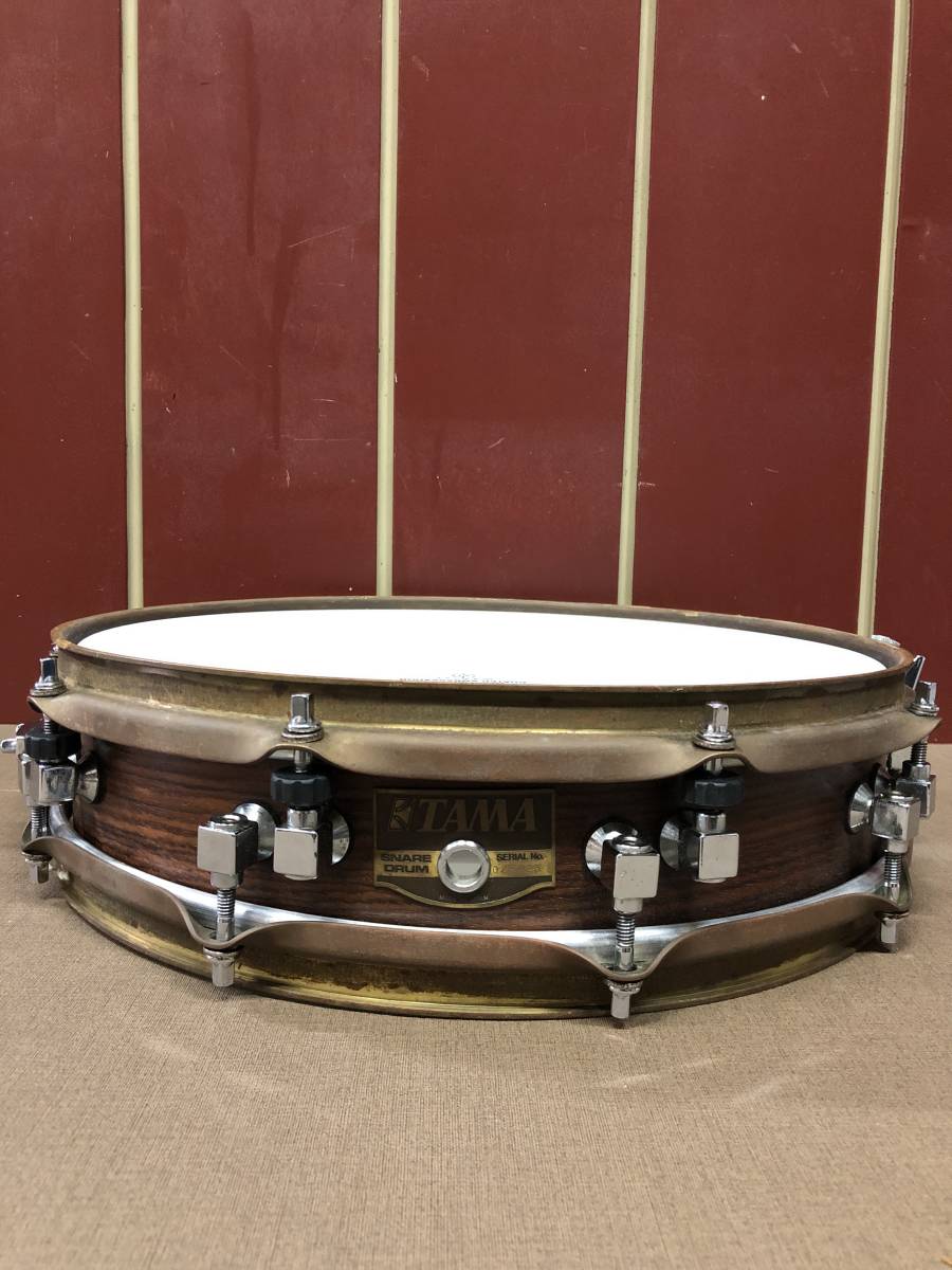 中古☆スネアドラム☆TAMA☆14インチ☆リム356☆厚さ100☆ソフトケース付き_画像4