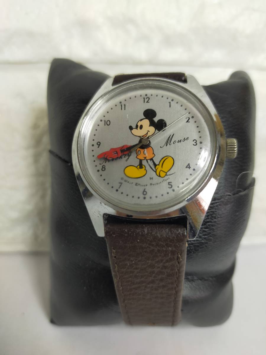 中古　動作品　Disney Time ディズニータイム　5000-7000　ミッキーマウス　SEIKO　手巻き　A10　_画像1