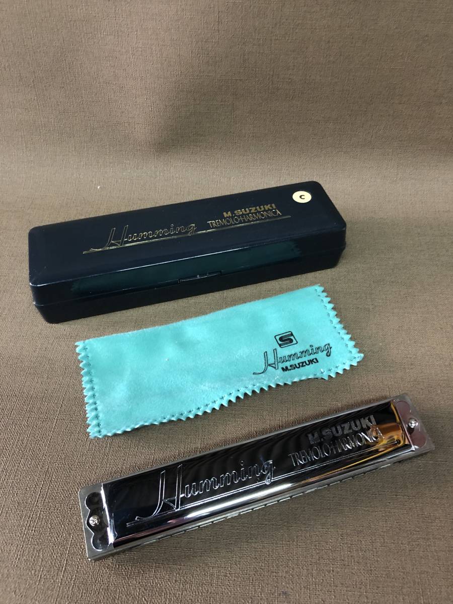 中古☆ハーモニカ（C）☆M.SUZUKI☆TREMOLO HARMONICA☆21TONES☆音出し確認済み_画像8