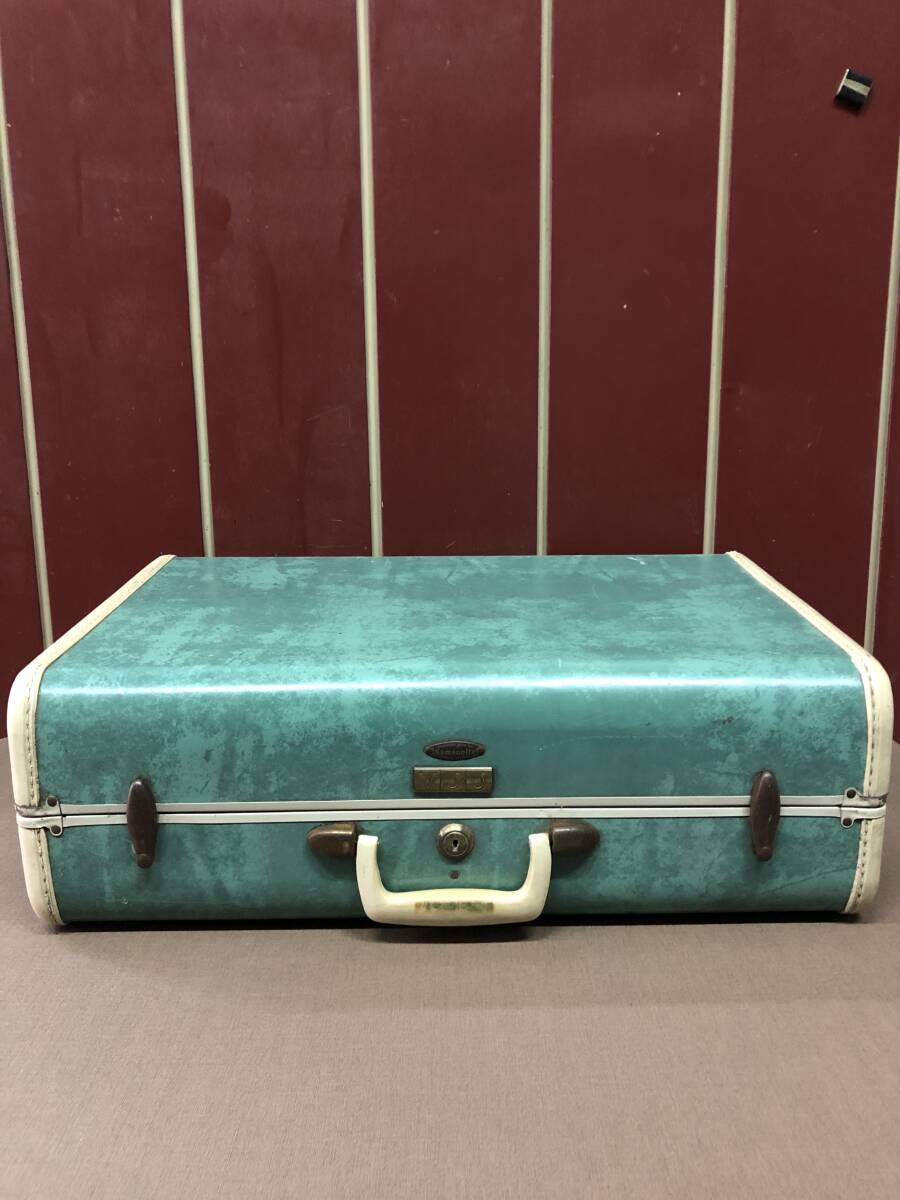 中古☆トランクケース（B）☆Samsonite/サムソナイト☆Luqqaqe☆鍵欠品☆アンティーク☆ヴィンテージ☆旅行鞄_画像2