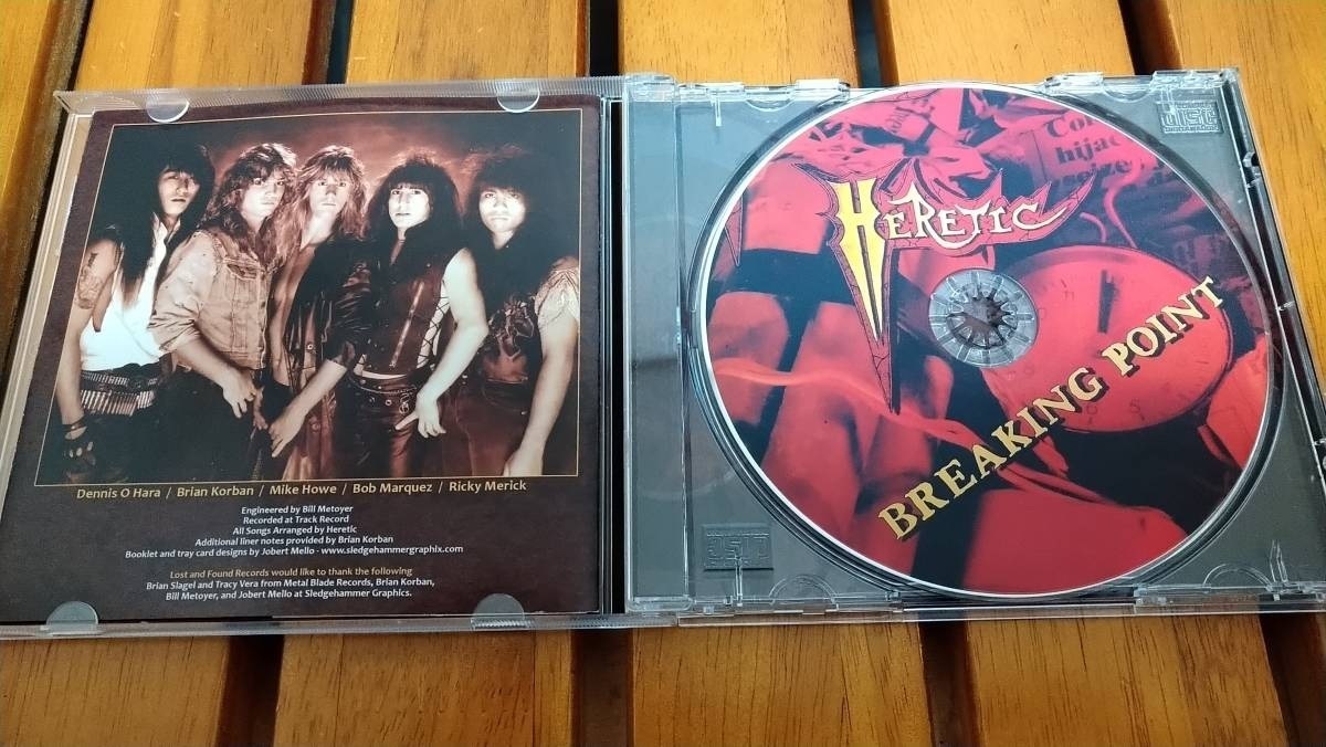 HERETIC Breaking Point METAL CHURCH REVEREND_画像2