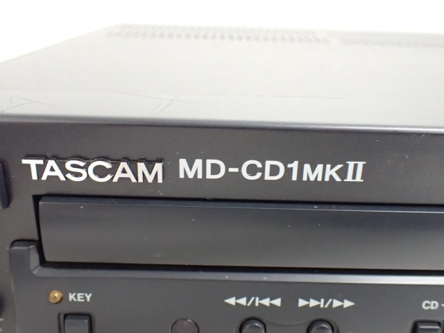 【MD録再可】TEAC/TASCAM CDプレーヤー/MDレコーダー MD-CD1MKII ティアック タスカム ◆ 6D34E-1_画像5