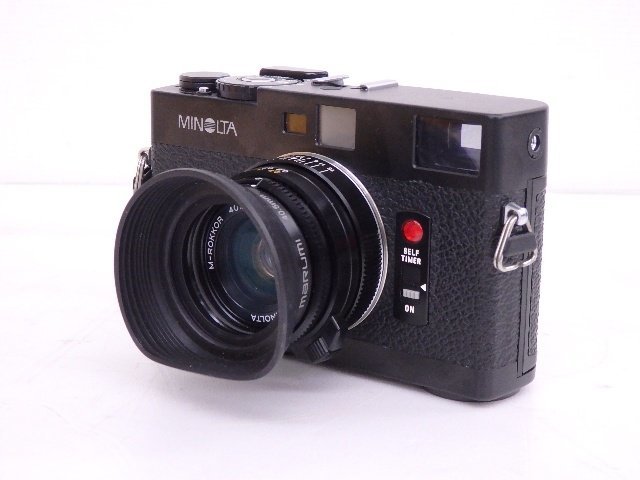 Minolta/ミノルタ AEレンジファインダー CLE/標準レンズ M-ROKKOR 40mm F2 レンズフード付 ◆ 6D347-7_画像2