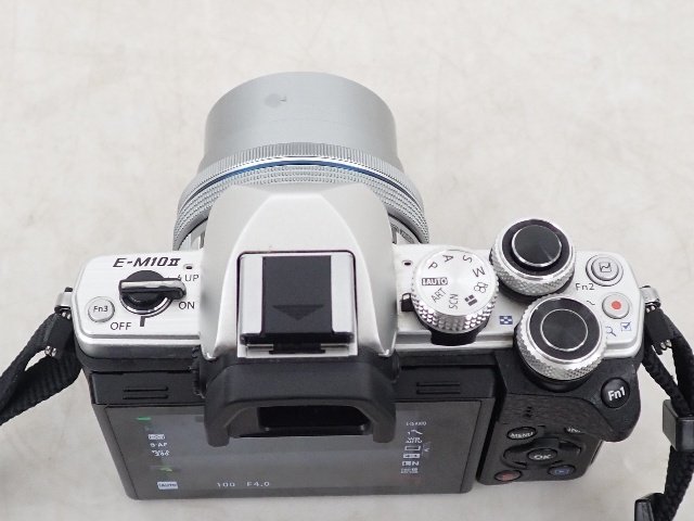 OLYMPUS ミラーレス一眼カメラ E-M10 MarkII ED 14-42mm F3.5-5.6/ ED/40-150mm F4.0-5.6 R ダブルズームキット オリンパス ▽ 6D016-1_画像4