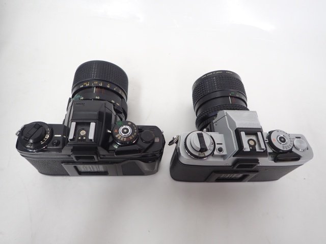 MINOLTA X-700 フィルム一眼レフカメラ MD ZOOM 35-70mm F3.5 + ミノルタ X-70 ROKKOR 35-70mm F3.5 2台セット △ 6D379-22_画像4