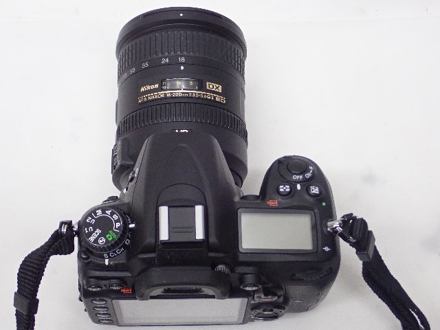 Nikon ニコン D7000 デジタル一眼レフカメラ ボディ + DX AF-S NIKKOR 18-200mm F3.5-5.6 G II ED VR レンズ ¶ 6D22E-1_画像4