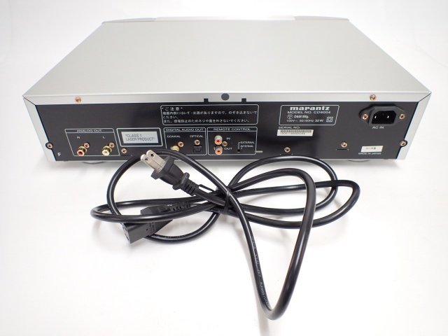 Marantz CD6004 マランツ USBプレーヤー搭載 CDデッキ CDプレーヤー コンパクトディスクプレーヤー リモコン付 動作品 ∬ 6D528-6_画像4