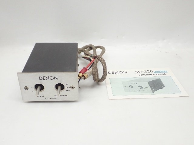 DENON デノン デンオン MC昇圧トランス AU-320 説明書付き ¶ 6D509-6_画像1