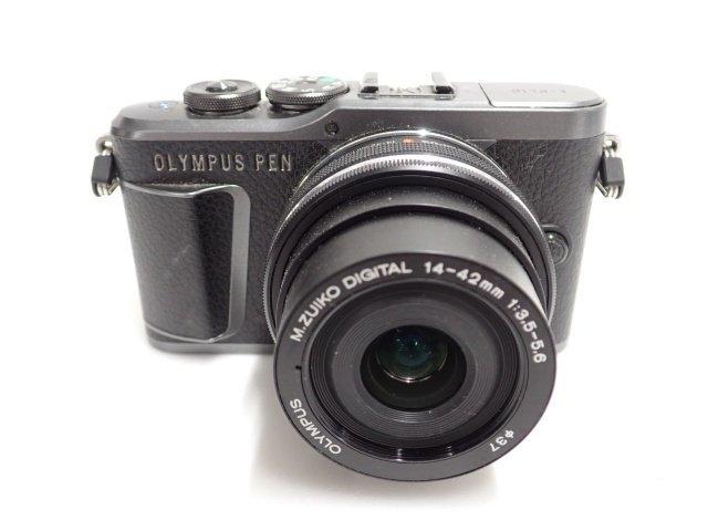 OLYMPUS E-PL10 14-42mm 40-150mm ダブルズームキット オリンパス ミラーレス一眼レフカメラ 電池4個付 動作品 ∬ 6D5FB-1_画像3