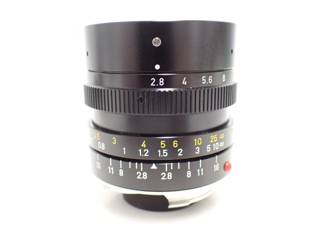 外観良品 Leitz Leica ELMARIT-M 28mm F2.8 第3世代 ライツ ライカ エルマリート Mマウントレンズ 1986年頃 ∬ 6D557-9_画像5