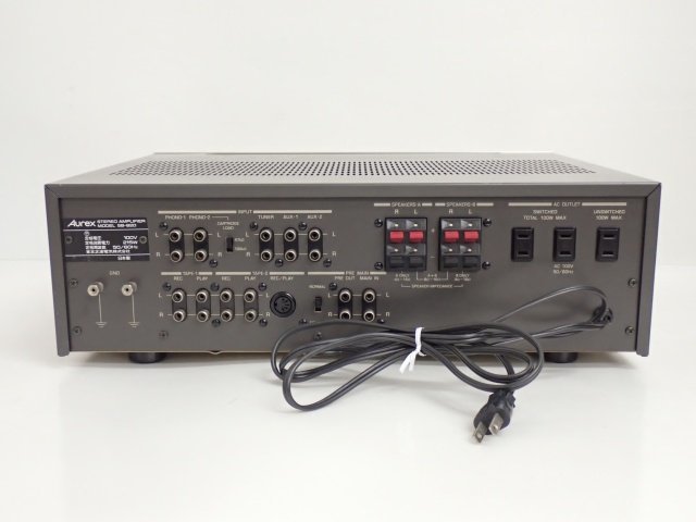 【外観良品】TOSHIBA/Aurex プリメインアンプ SB-820 東芝 オーレックス ◆ 6D68D-11_画像4