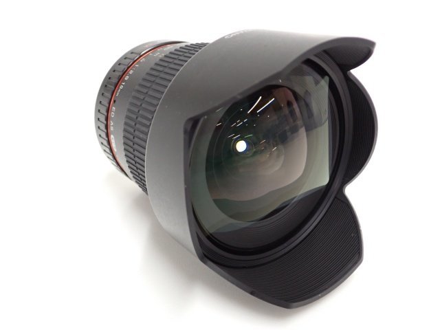 良品 SAMYANG 10mm F2.8 ED AS NCS CS サムヤン (CANON キヤノン EFマウント) 超広角レンズ (1) ∬ 6D65F-3_画像2