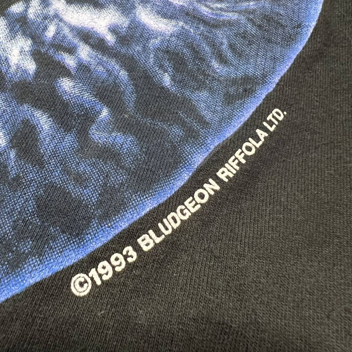★送料360円★ 90s USA製 DEF LEPPARD Tシャツ L ブラック デフレパード ロゴ 1993 ビンテージ メンズ ヴィンテージ バンT バンド R-5611_画像6