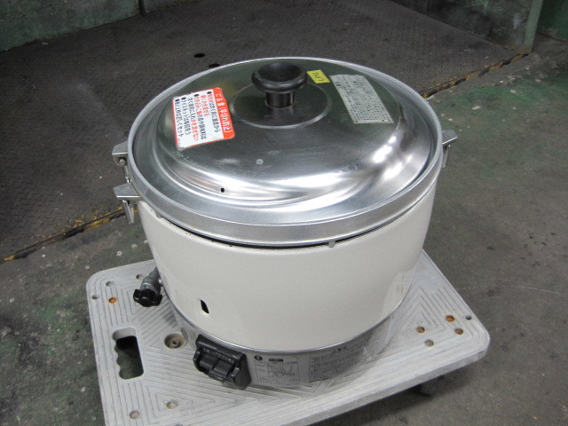 2018年製 保証付【リンナイ】【業務用】【中古】 炊飯器 RR-30S1-F プロパンガス W450xD421xH425mm