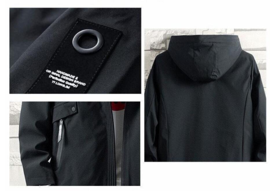 メンズ ジャケット ミリタリージャケット マウンテンパーカー ブルゾン 春 秋服 シンプル ジャンパー アウター 大きいサイズあり M`7XLの画像6