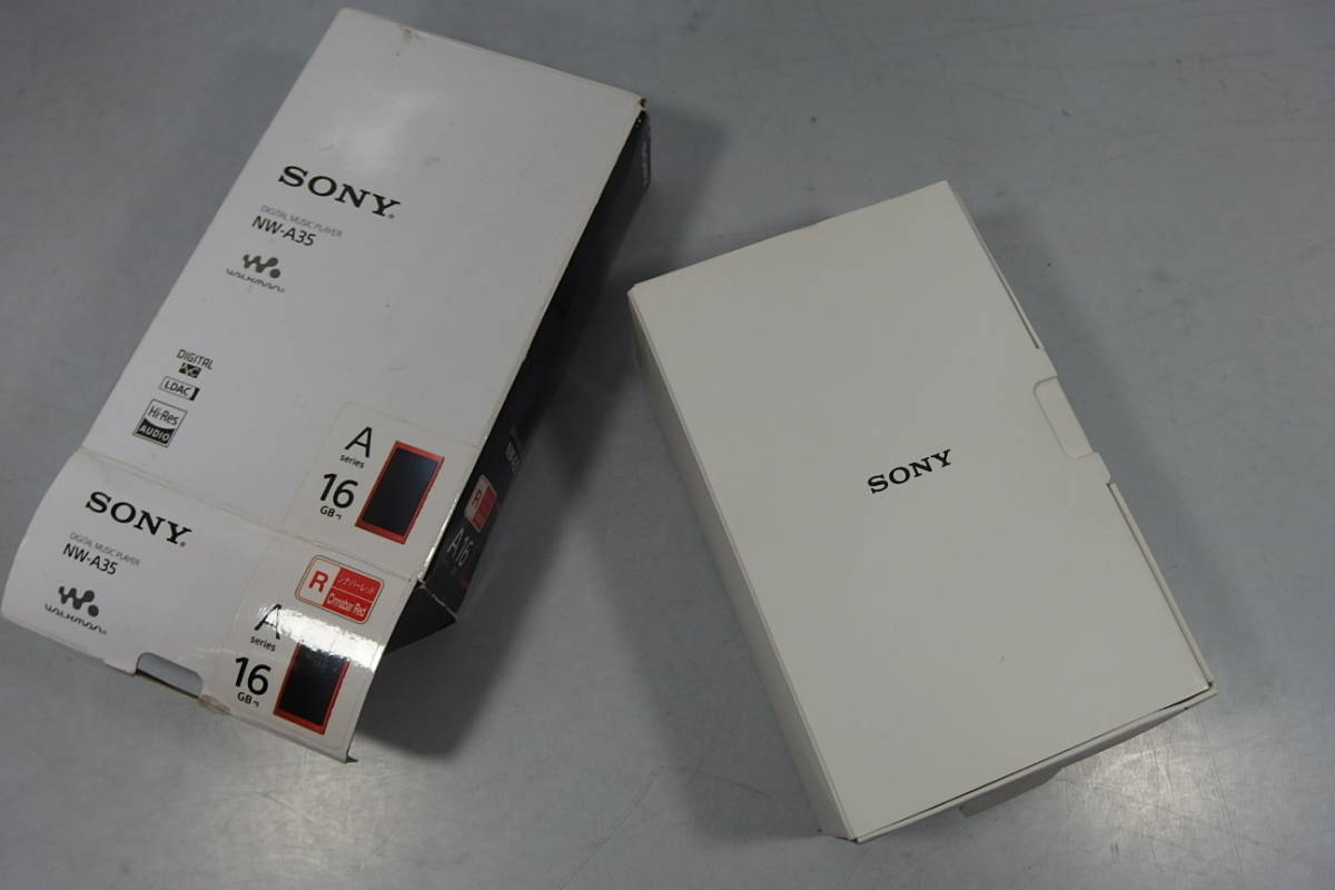 ◆未使用 SONY(ソニー) ハイレゾ ウォークマン Aシリーズ 16GB NW-A35 R(レッド) MP3プレーヤー/Bluetooth/microSD対応/デジタルオーディオ_画像3