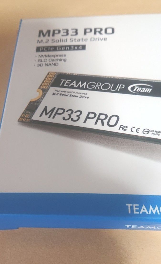 TEAM  Nvme SSD  MP33PRO  512GB
