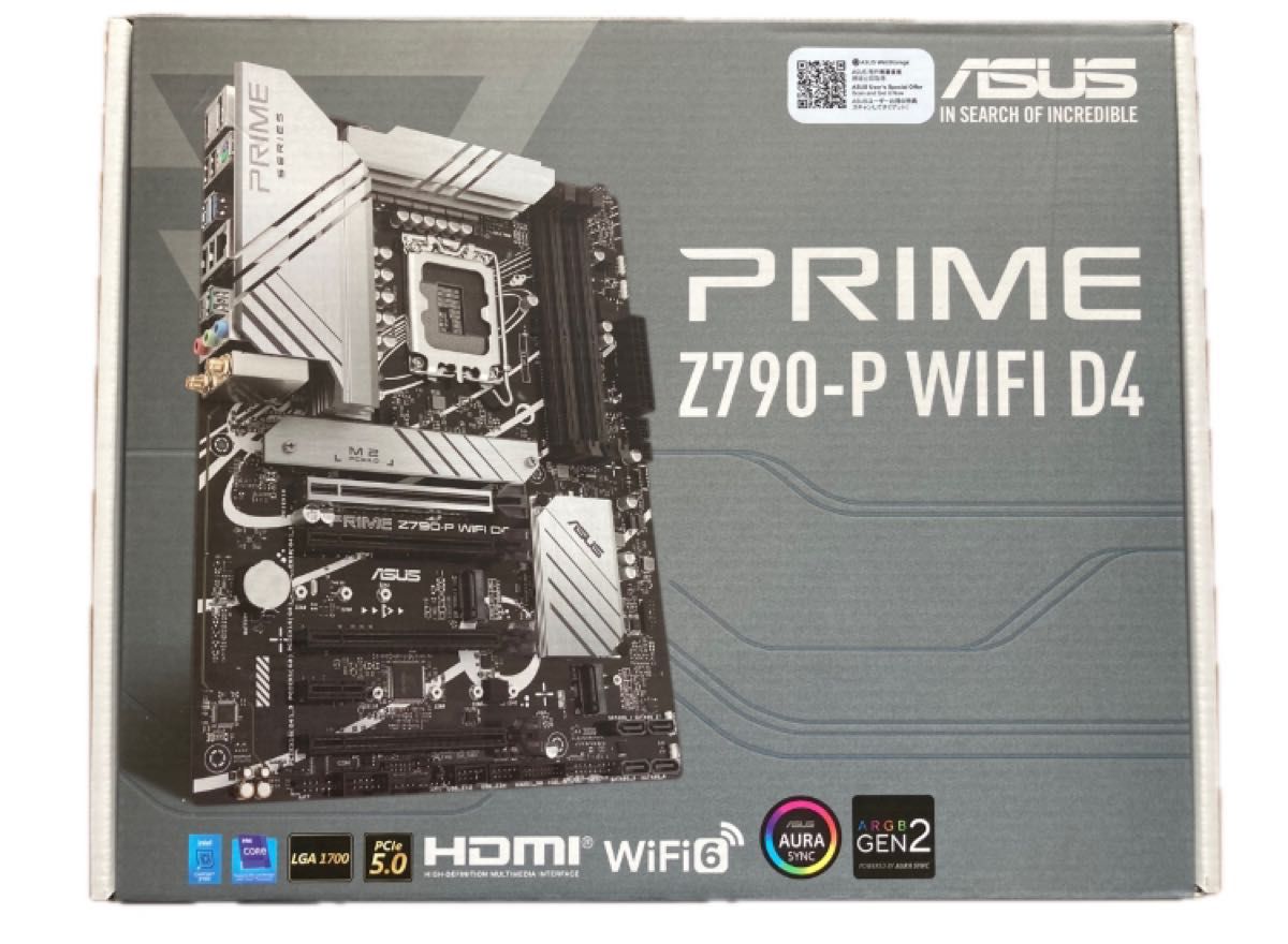 ☆新品未開封品/匿名配送☆ASUS PRIME Z790-P WIFI D4 マザーボード ゲーミング ☆新品未開封品/匿名配送☆ASUS PRIME Z790-P WIFI D4 マザーボード ゲーミング